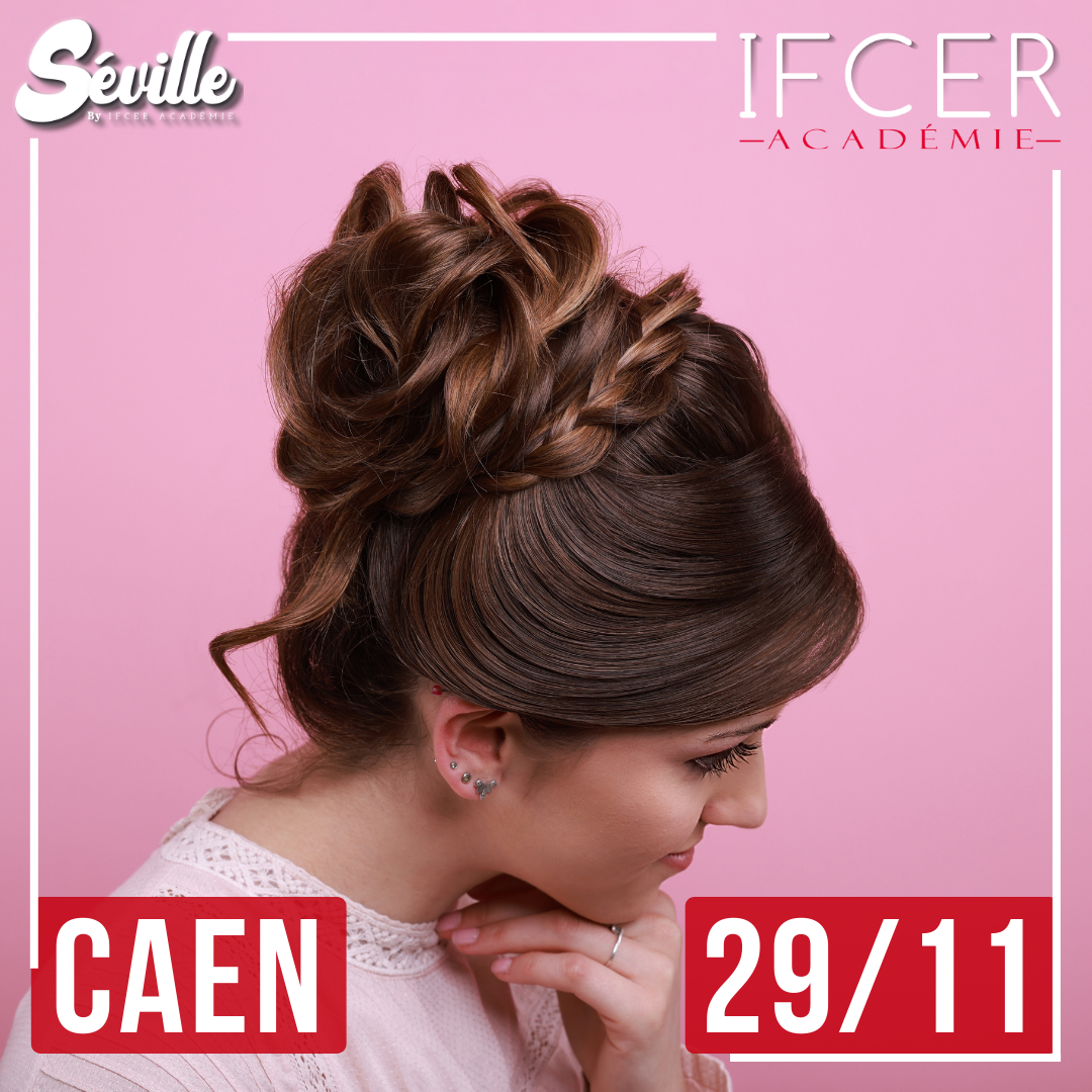 S VILLE chignon  tresse et attache   Caen 29 11 2022 